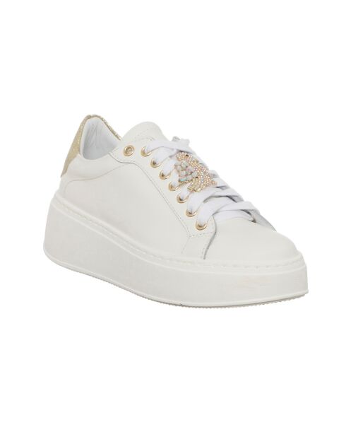 Sneakers en Cuir Paga blanc/platine