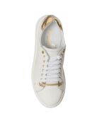 Sneakers en Cuir Sosa blanc/doré