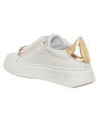Sneakers en Cuir Sosa blanc/doré