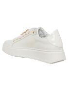 Sneakers en Cuir Reva blanc/doré