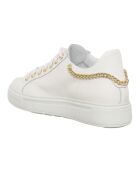 Sneakers en Cuir Bia blanc/doré