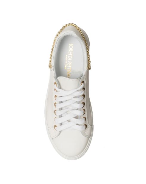 Sneakers en Cuir Bia blanc/doré