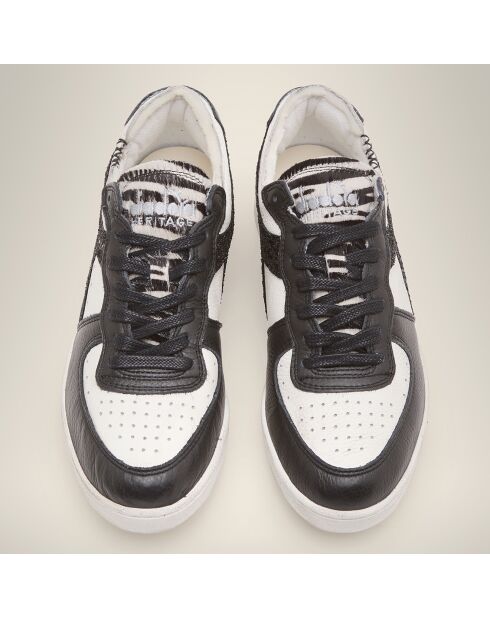 Sneakers en Cuir Yuna noir/blanc