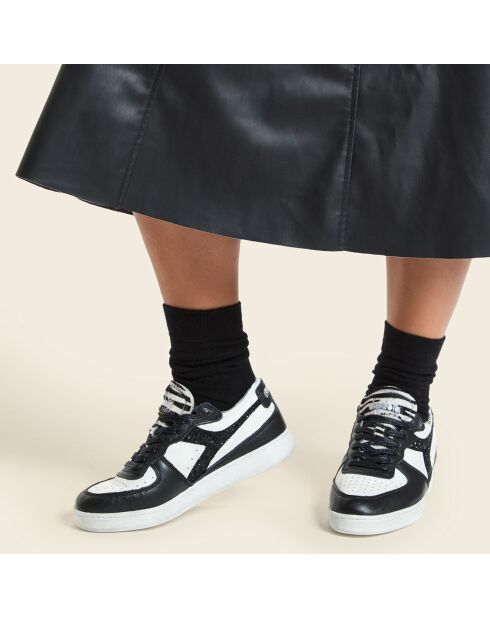 Sneakers en Cuir Yuna noir/blanc