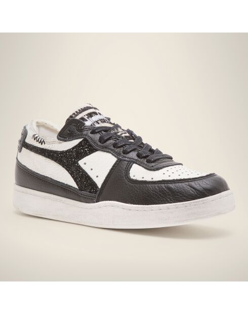 Sneakers en Cuir Yuna noir/blanc