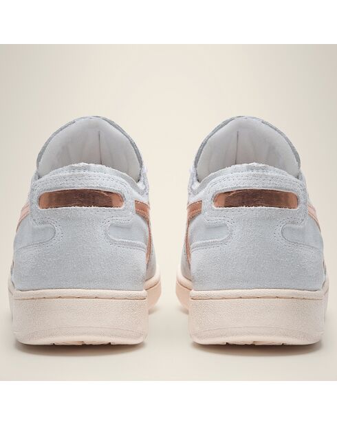 Sneakers en Cuir Dona bleu ciel/rose gold