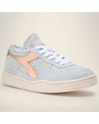 Sneakers en Cuir Dona bleu ciel/rose gold