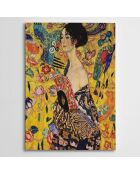 Pittura su tela riproduzione Klimt multicolor - 50x70 cm
