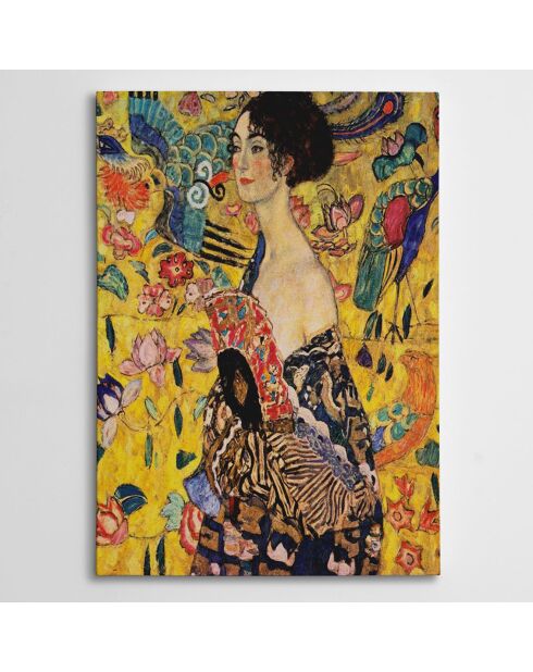 Pittura su tela riproduzione Klimt multicolor - 50x70 cm
