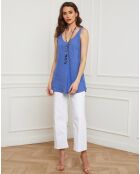 Top 100% Lin Beauvais indigo