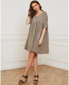 Robe 100% Lin Dobby taupe