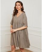Robe 100% Lin Dobby taupe