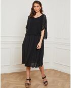 Robe 100% Lin Equanone noire