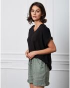 Top 100% Lin Fabius noir