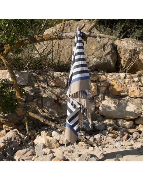Fouta Arcachon mehrfarbig - 100x200 cm