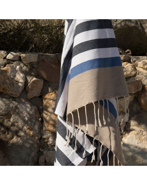 Fouta Arcachon mehrfarbig - 100x200 cm
