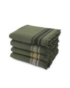 Fouta éponge Faro verte - 100x180 cm