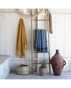 Faro blauwe spons fouta - 100x180 cm