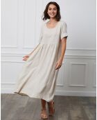 Robe 100% Lin Gustavo beige