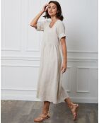 Robe 100% Lin Gustavo beige