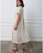 Robe 100% Lin Gustavo beige