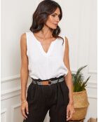 Débardeur 100% Lin Harley blanc