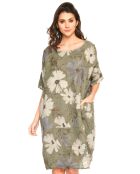 Robe 100% Lin Forget kaki
