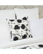 Housse de coussin en Lin & Coton Yulin blanche - 45x45 cm