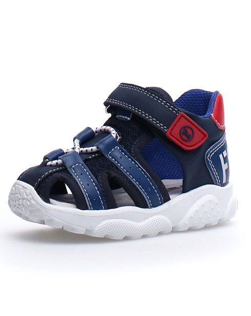 Sandali Boses blu/rossi