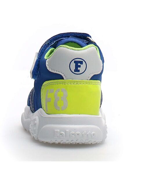 Sandali Boses navy/giallo fluo