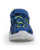 Sandali Boses navy/giallo fluo