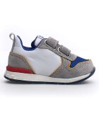 Sneakers Hack grigio/blu/rosse