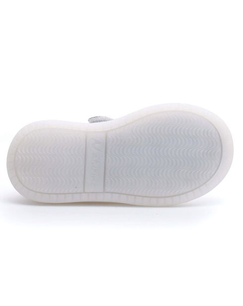 Witte, roze/groene sneakers van Meria