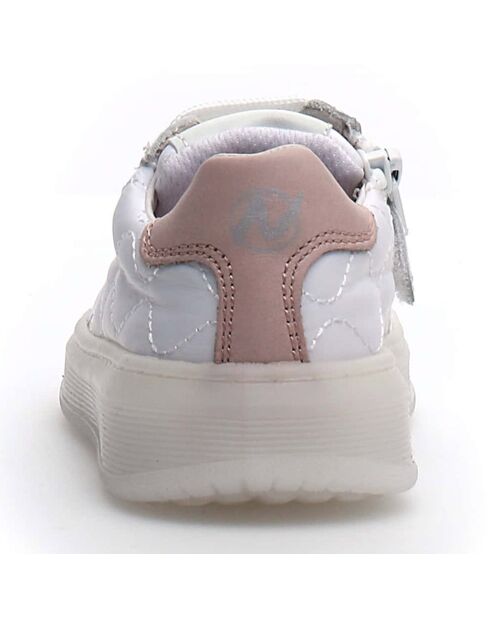 Witte, roze/groene sneakers van Meria