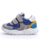 Grijs/blauw/gele sneakers van Milos