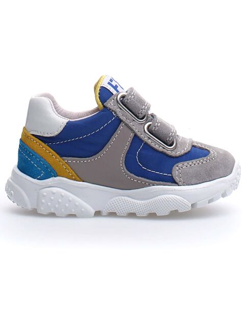 Grijs/blauw/gele sneakers van Milos
