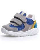 Grijs/blauw/gele sneakers van Milos