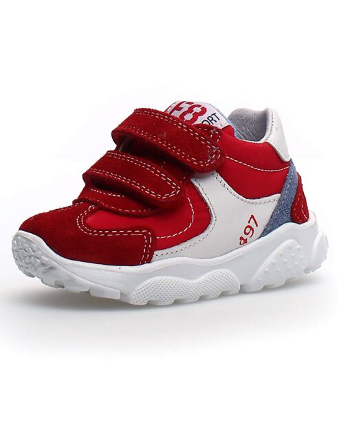 Milos rot/weiße Sneakers