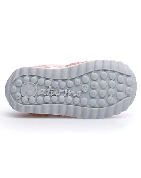 Sneakers Muscadet rose/blanc