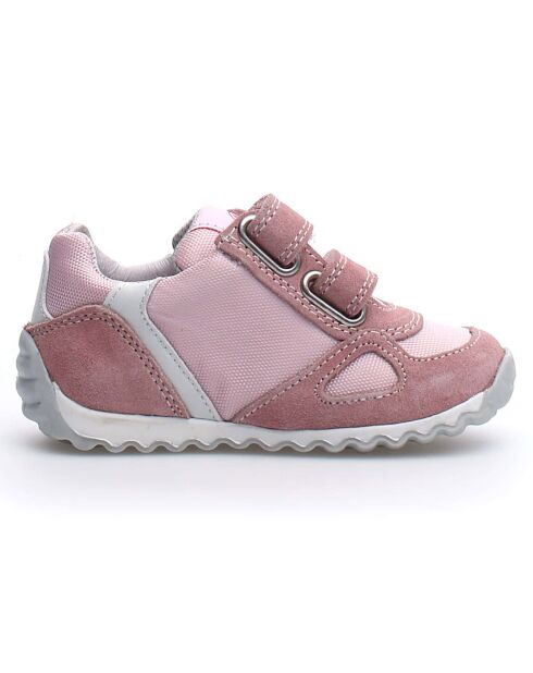 Sneakers Muscadet rose/blanc