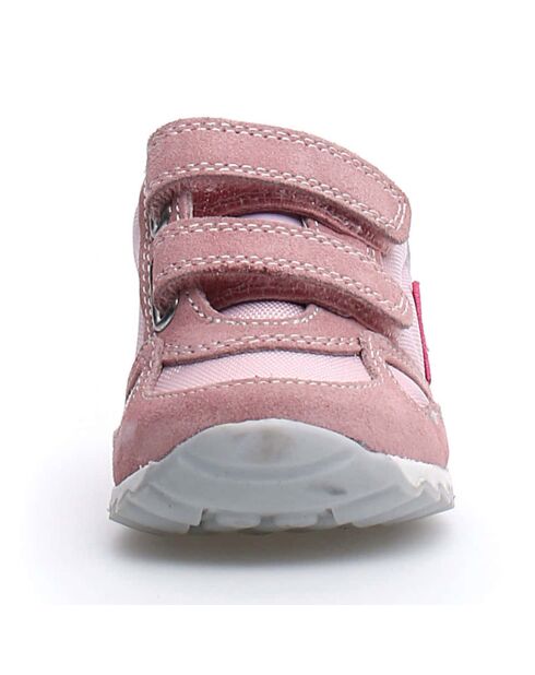 Sneakers Muscadet rose/blanc