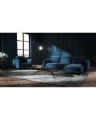 Fauteuil isak bleu nuit  - 80x92x85 cm