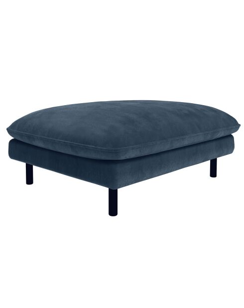 Pouf isak bleu nuit  - 90x70x44 cm