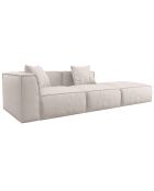 Canapé droit 5 places droit rolf beige  - 269x97x63 cm