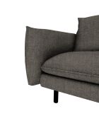 Fauteuil isak gris anthracite - 80x92x85 cm