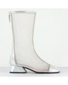 Boots Petite argentées
