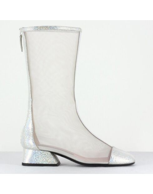 Boots Petite argentées