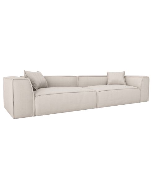 Rolf beiges 5-Sitzer-Sofa - 280x97x63 cm
