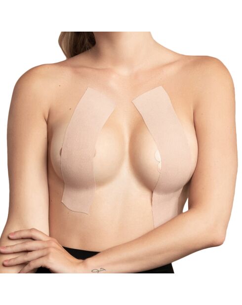 5 m beigefarbene Kleberolle