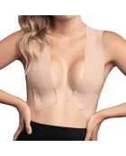 Beige zelfklevende rol van 5 m